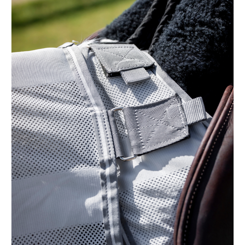 Horseware Amigo Flyrider - Silver/Titanium Grey Silver-1