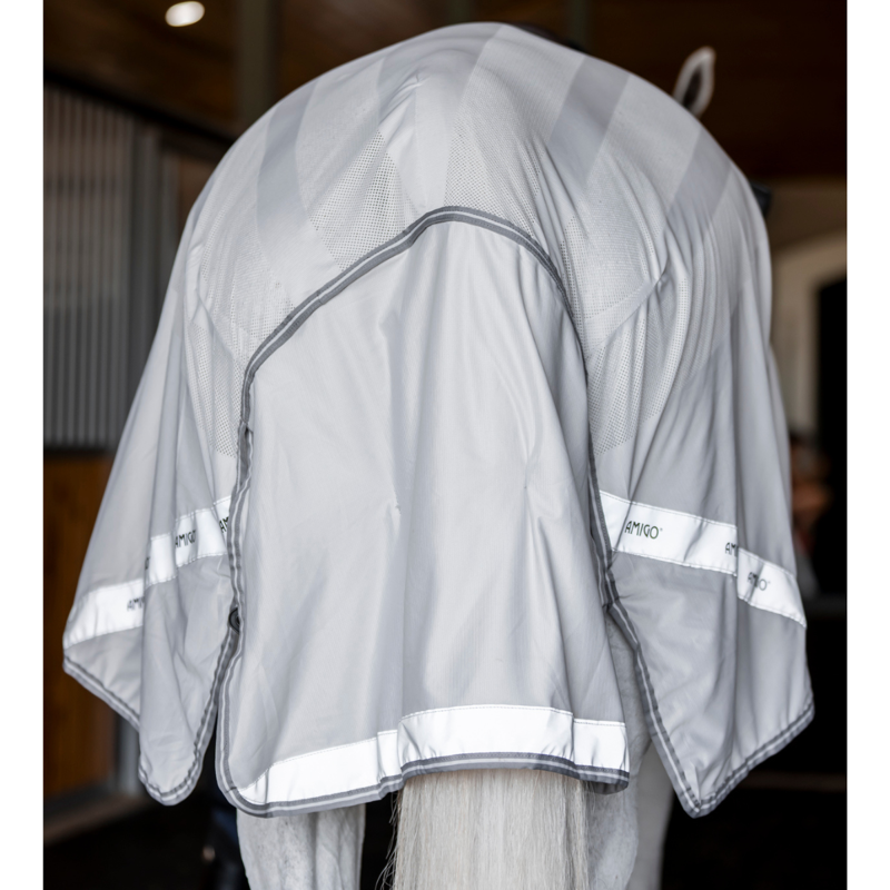 Horseware Amigo Flyrider - Silver/Titanium Grey Silver-2