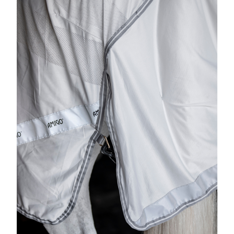 Horseware Amigo Flyrider - Silver/Titanium Grey Silver-3