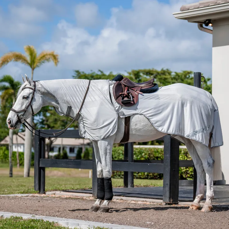 Horseware Amigo Flyrider - Silver/Titanium Grey Silver