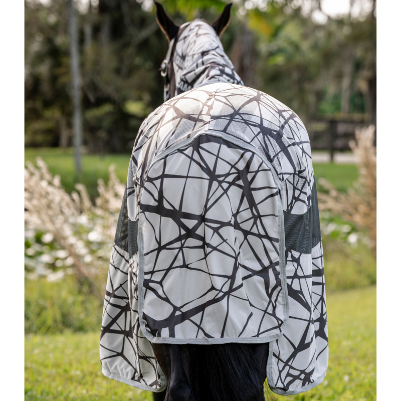 Horseware Amigo CamoFly Plus Fly Sheet - Print Grey-3