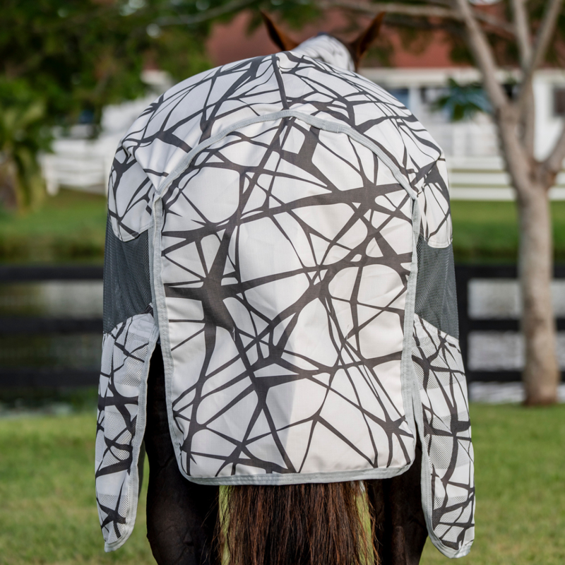 Horseware Amigo CamoFly 3-in-1 Plus Fly Sheet - Print/Grey-4