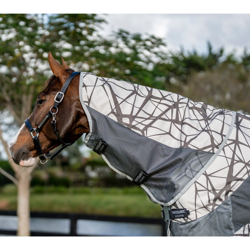 Horseware Amigo CamoFly 3-in-1 Plus Fly Sheet - Print/Grey-5