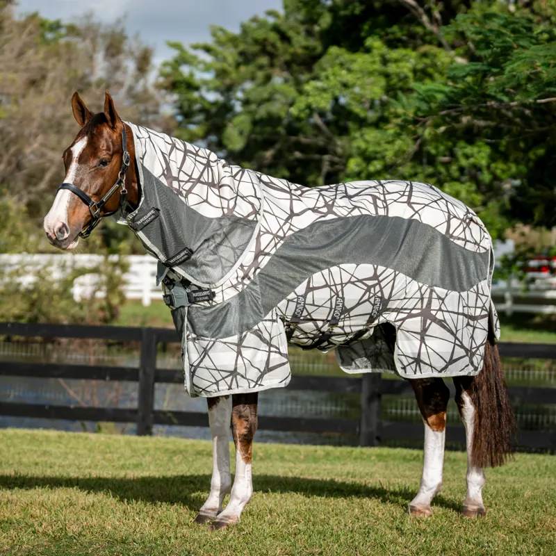 Horseware Amigo CamoFly 3-in-1 Plus Fly Sheet - Print/Grey