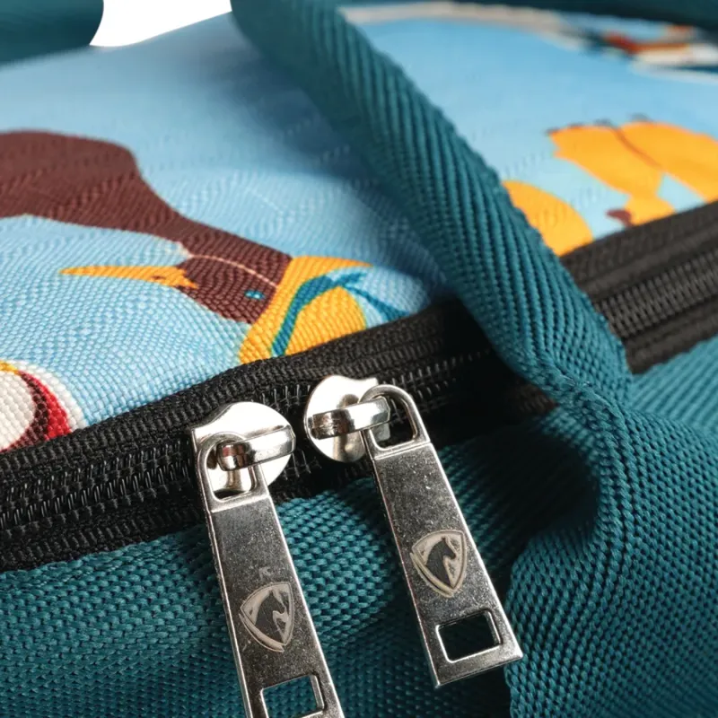 Hy Equestrian Ay Up Duck Grooming Bag - Blue/Turquoise-2