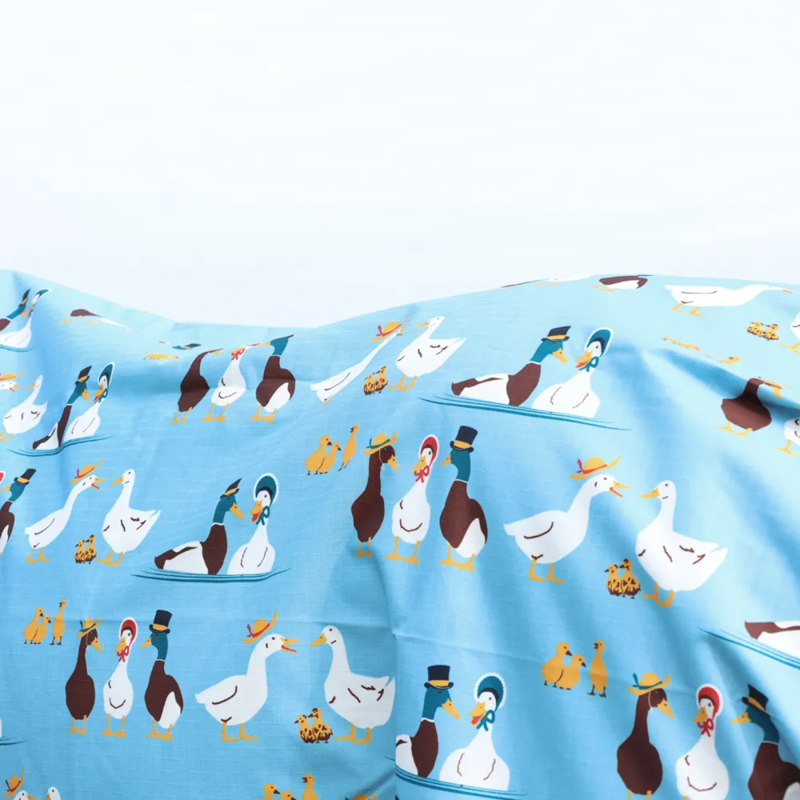 Hy StormX Original Ay Up Duck 0 Turnout Rug - Blue/Turquoise-2