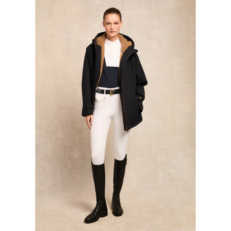 Holland Cooper Gatcombe Short Sleeve Show Shirt - Ink Navy-3