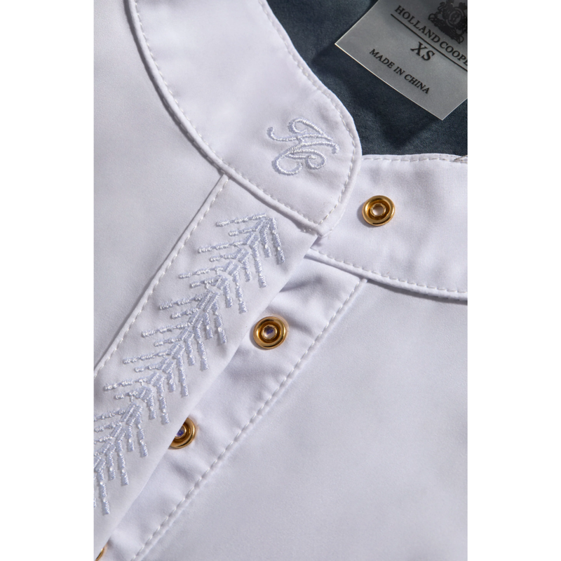 Holland Cooper Gatcombe Short Sleeve Show Shirt - Ink Navy-7