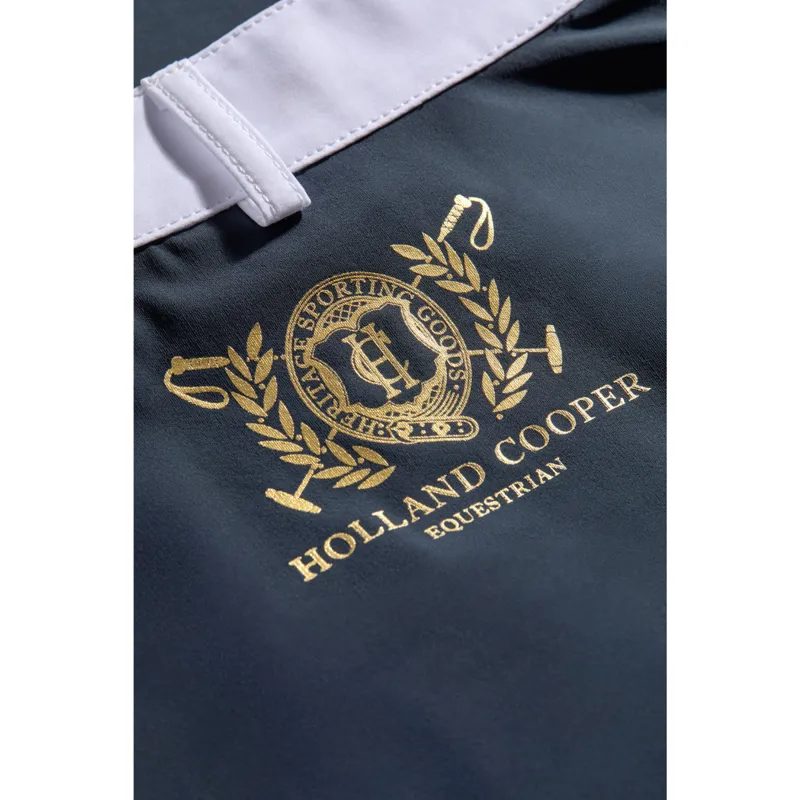 Holland Cooper Gatcombe Short Sleeve Show Shirt - Ink Navy-6