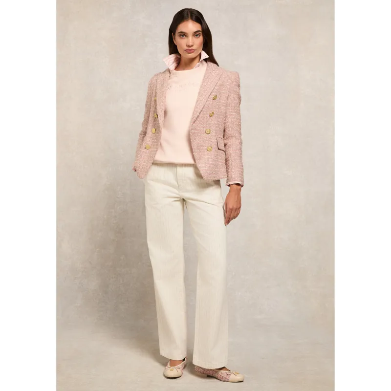 Holland Cooper Sporting Heritage Crew - Pale Pink-2