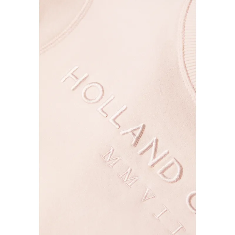 Holland Cooper Sporting Heritage Crew - Pale Pink-4