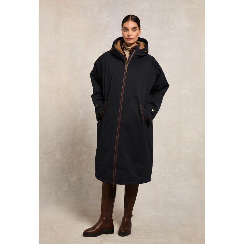 Holland Cooper One-Size Waterproof Coat - Ink Navy-2