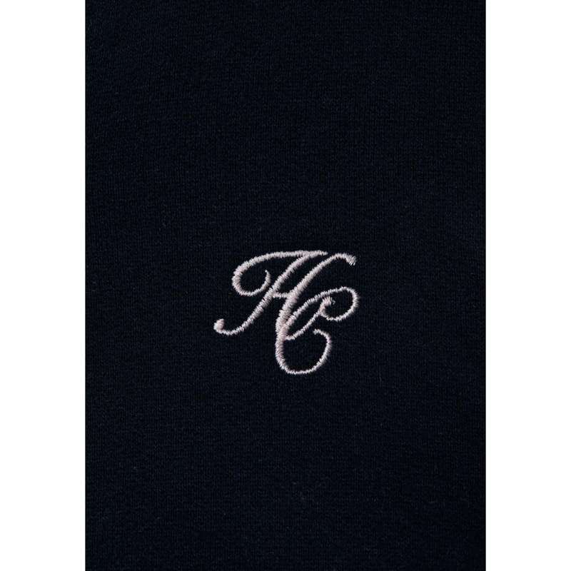 Holland Cooper Burford Quarter Zip Neck Sweat - Ink Navy-5