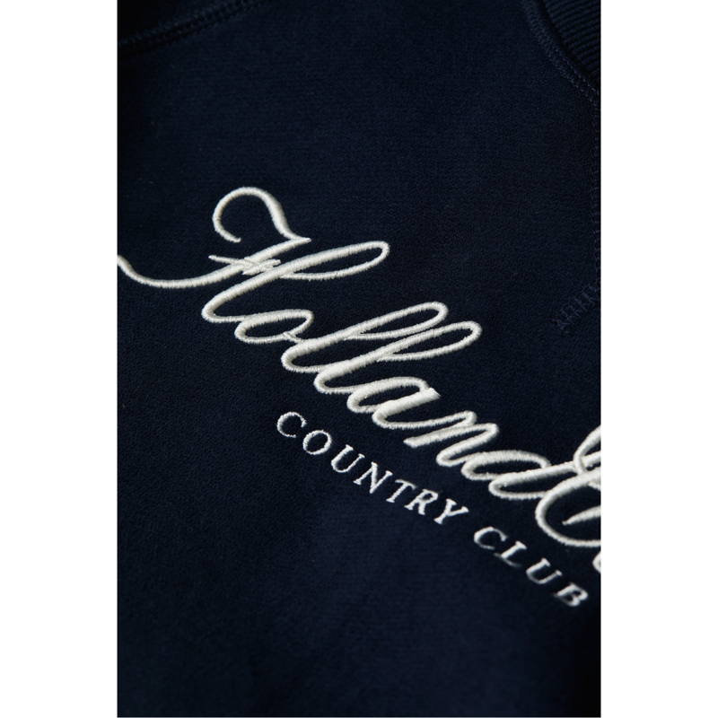 Holland Cooper Country Club Crew Sweat - Ink Navy-7