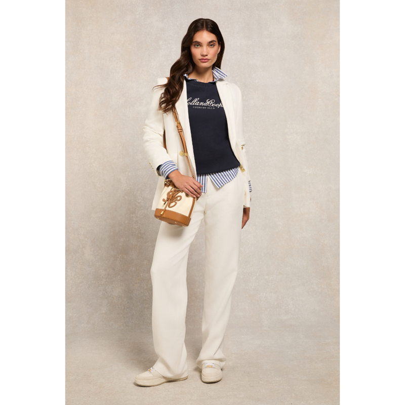 Holland Cooper Country Club Crew Sweat - Ink Navy-3