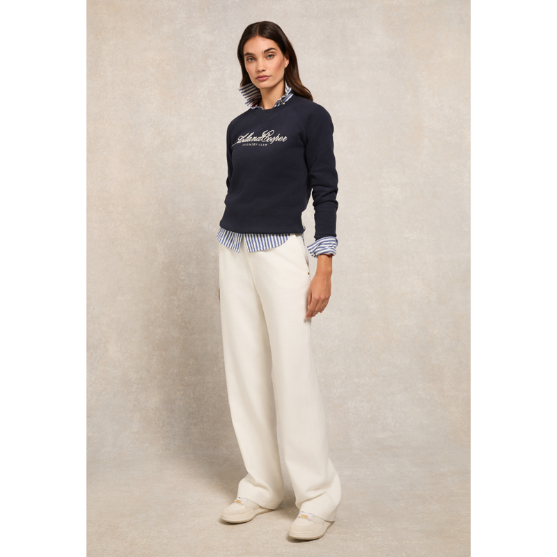 Holland Cooper Country Club Crew Sweat - Ink Navy-2