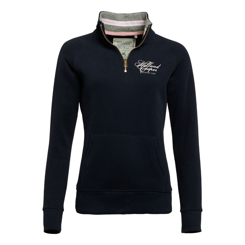 Holland Cooper Country Club Henley - Ink Navy-9