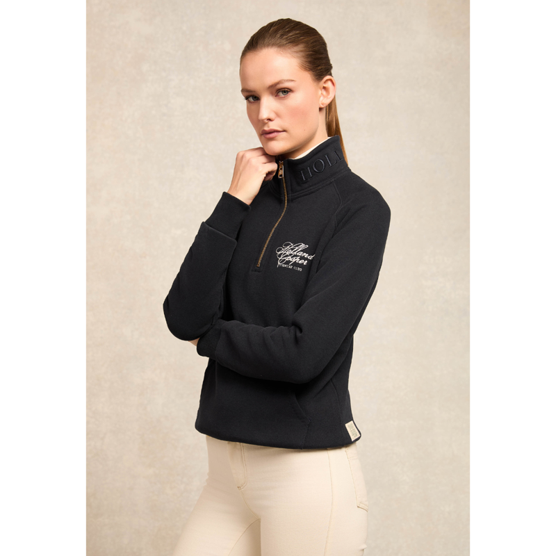 Holland Cooper Country Club Henley - Ink Navy-2