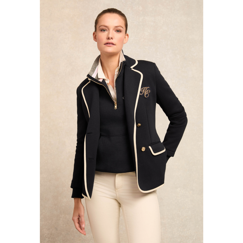 Holland Cooper Country Club Henley - Ink Navy-3