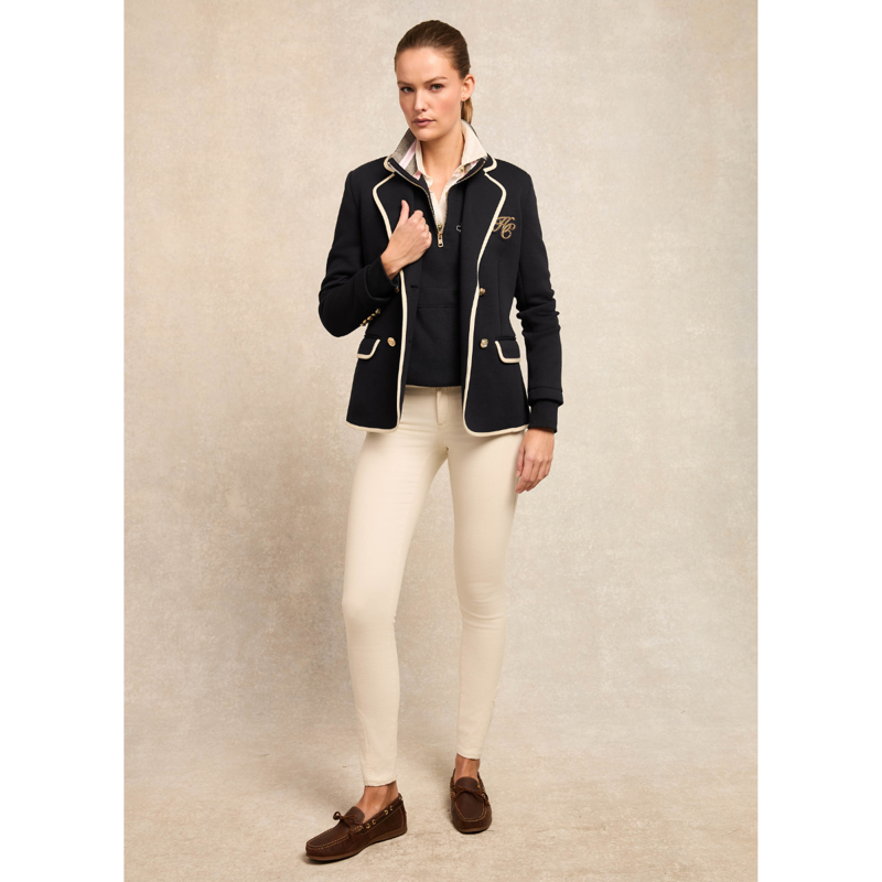 Holland Cooper Country Club Henley - Ink Navy-5