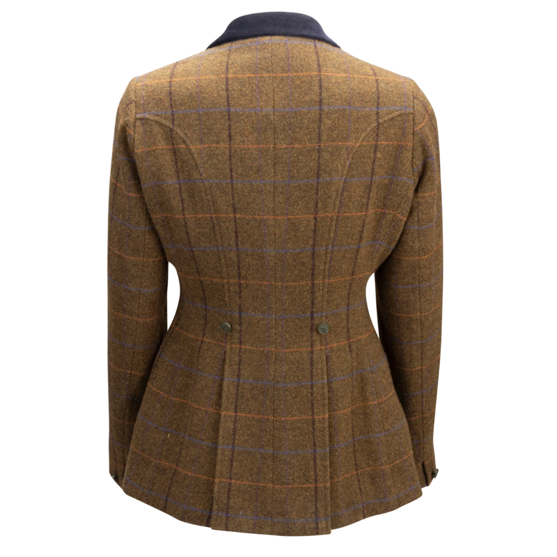 Aubrion Ladies Saratoga Jacket - Oak Brown Check-1