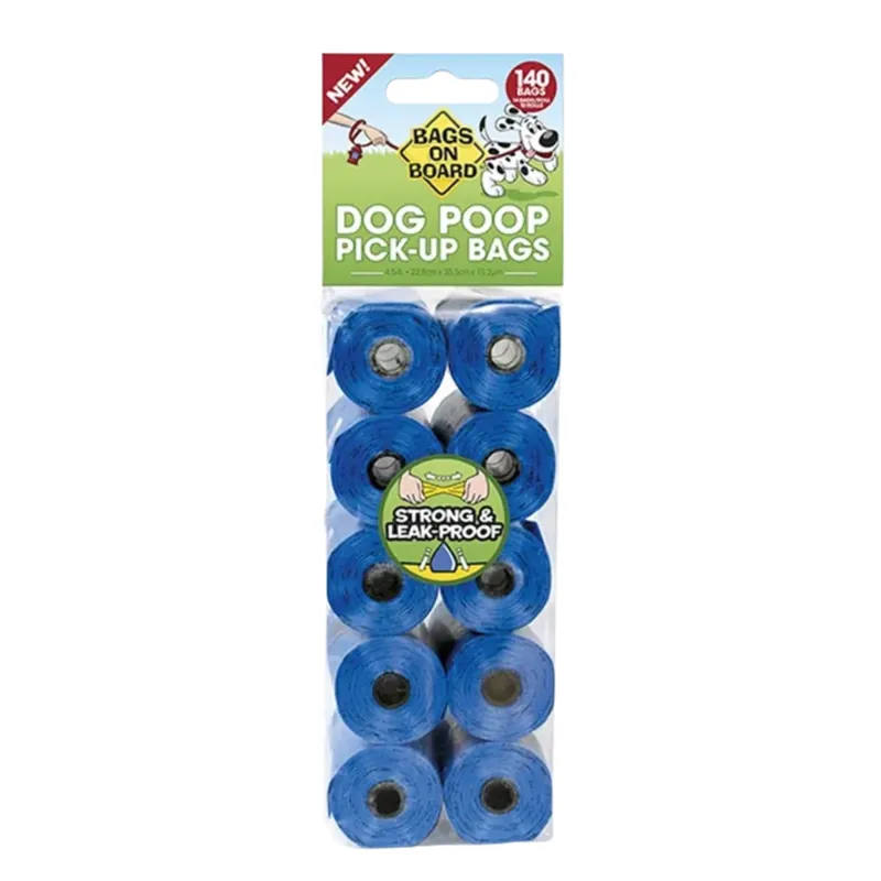 Rosewood Dog Pick Up Bags - Blue