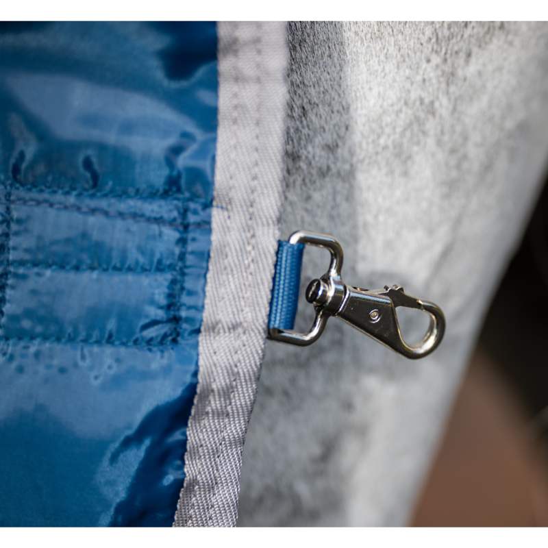 Horseware Ionic 50g Therapy Liner - Imperial Blue/Silver Navy-3