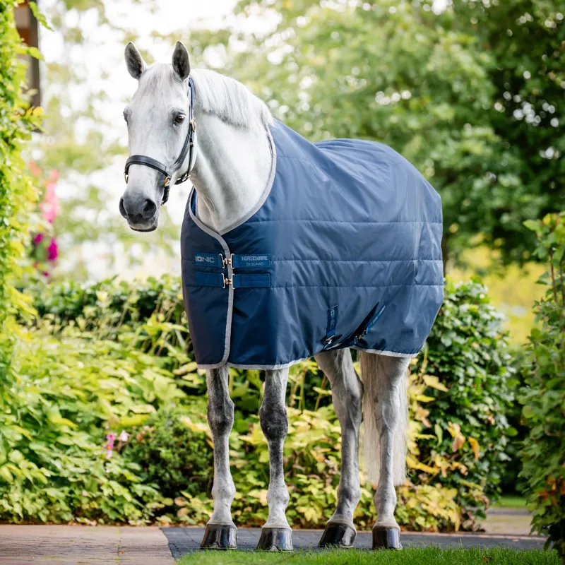 Horseware Ionic Therapy 50g Stable Rug - Imperial Blue/Silver Navy