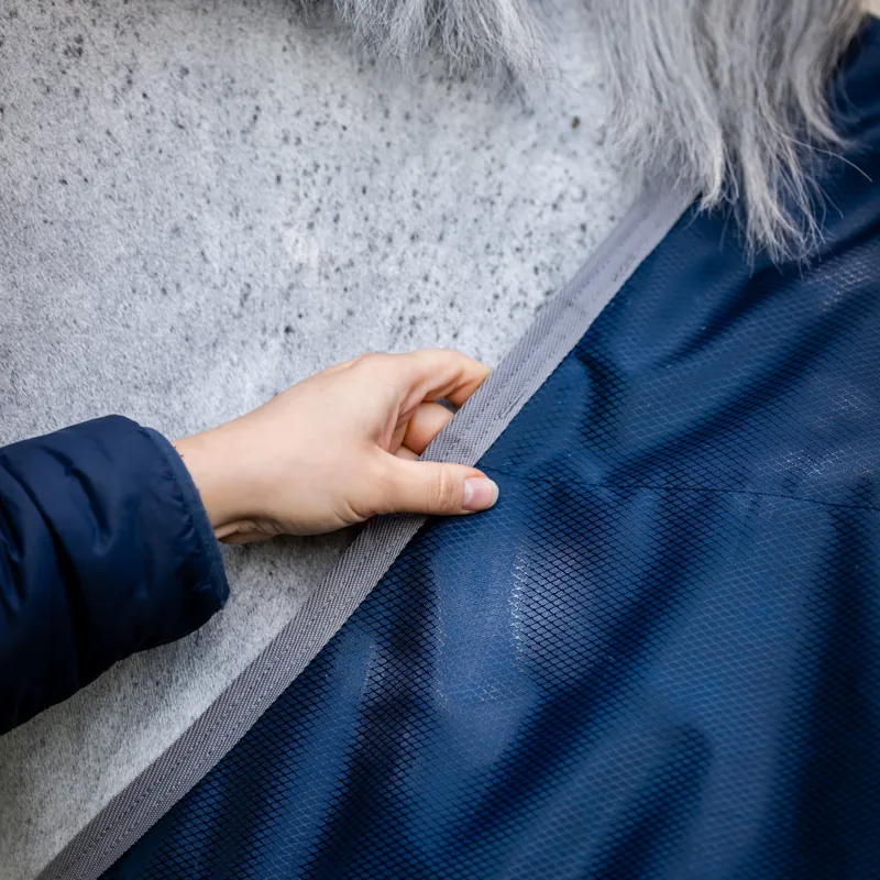 Horseware Ionic Therapy 50g Stable Rug - Imperial Blue/Silver Navy-4