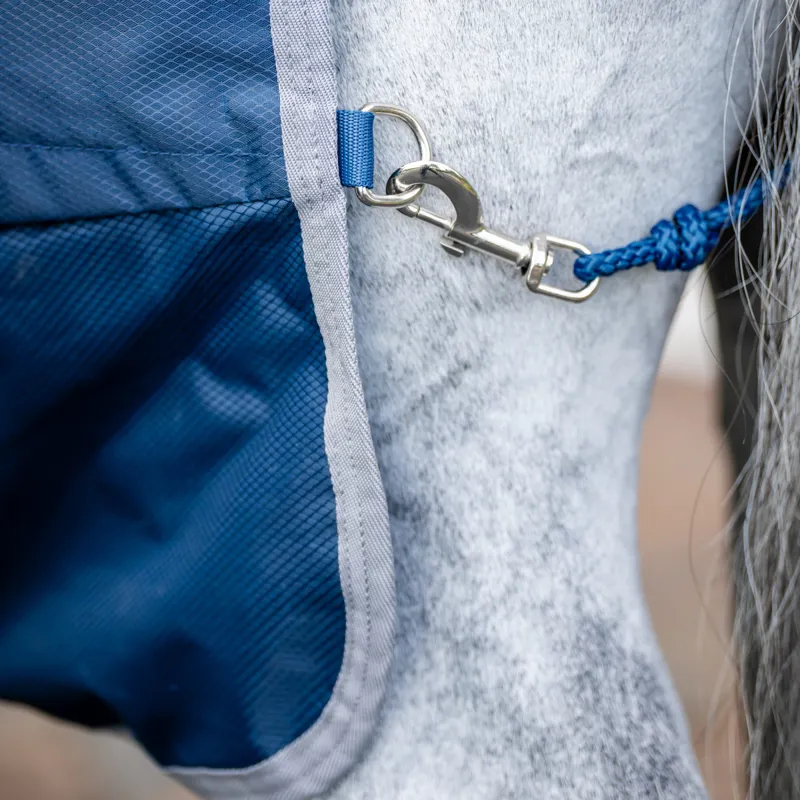 Horseware Ionic Therapy 50g Stable Rug - Imperial Blue/Silver Navy-3