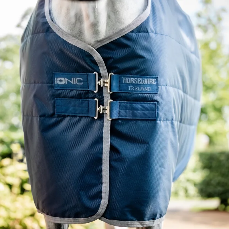 Horseware Ionic Therapy 50g Stable Rug - Imperial Blue/Silver Navy-1