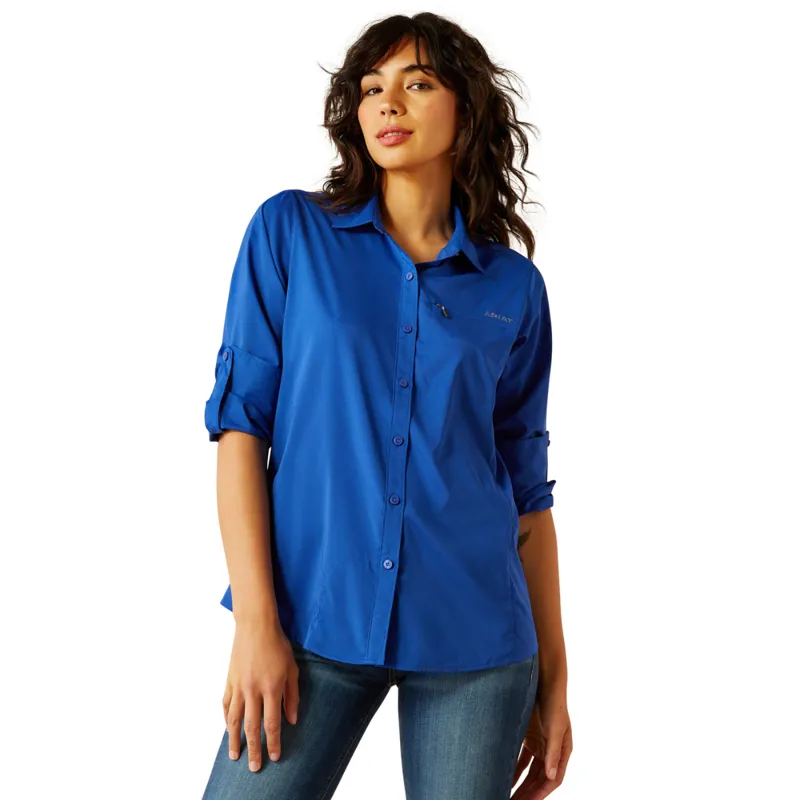 Ariat Women's VentTEK Stretch Shirt - Mazarine Blue