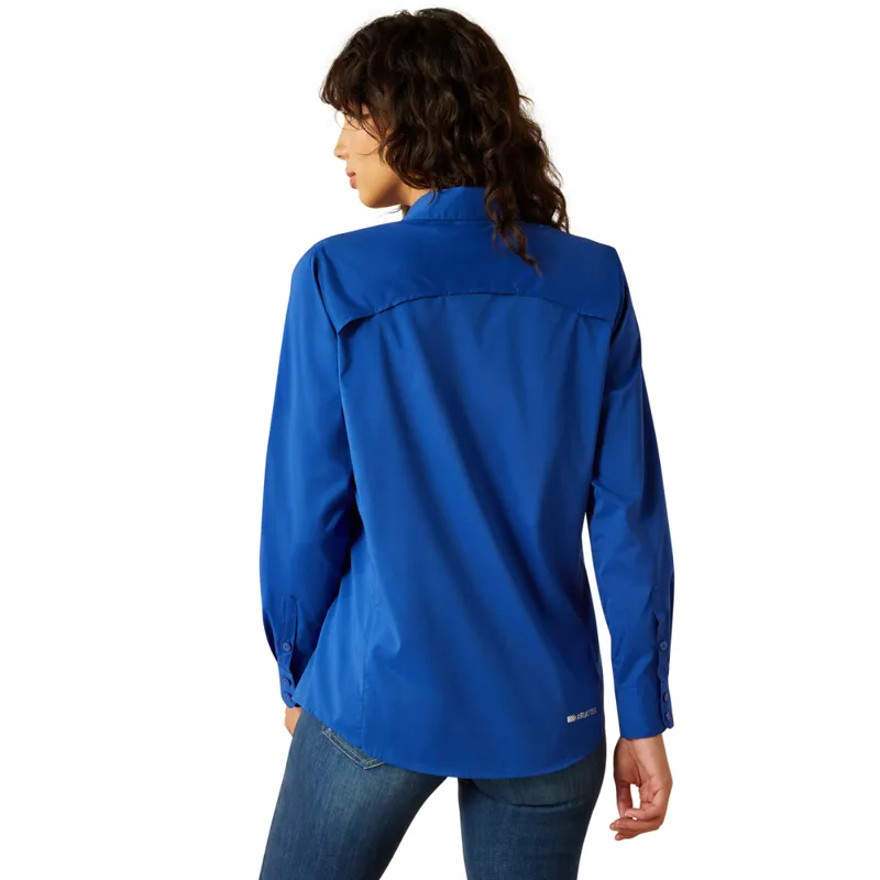 Ariat Women's VentTEK Stretch Shirt - Mazarine Blue-1