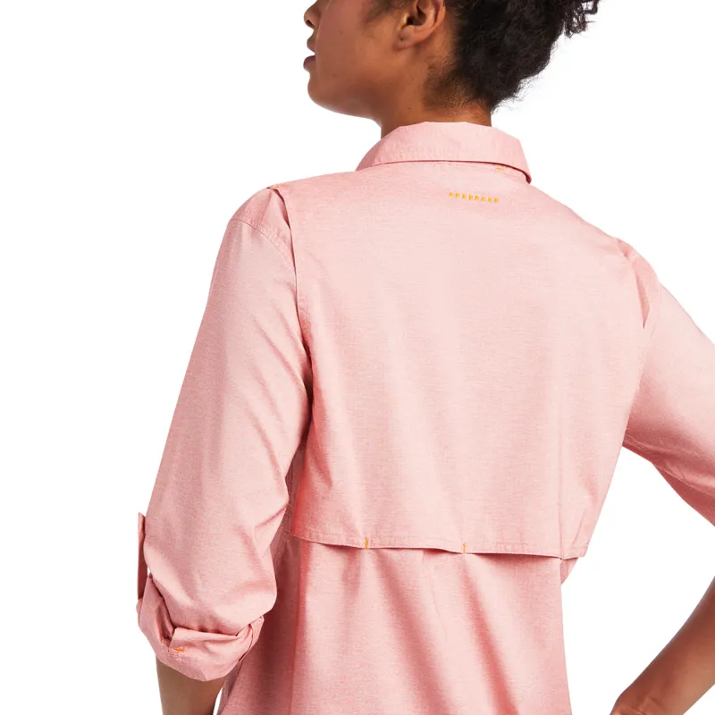 Ariat Women's Rebar Made Tough VentTEK DuraStretch Work Shirt - Summer Melon-3