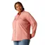 Ariat Women's Rebar Made Tough VentTEK DuraStretch Work Shirt - Jester Red Heather