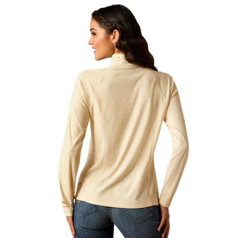 Ariat Women's Laguna 2.0 1/4 Zip Top - Summer Sand-1