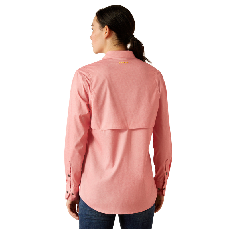 Ariat Women's Rebar Made Tough VentTEK DuraStretch Work Shirt - Honeysuckle-2