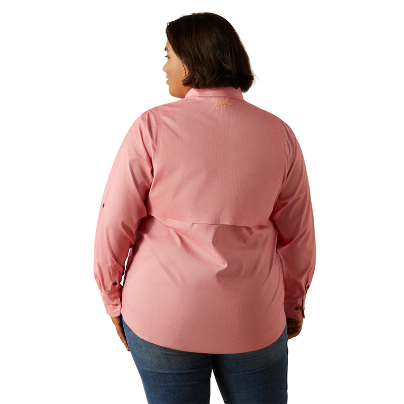 Ariat Women's Rebar Made Tough VentTEK DuraStretch Work Shirt - Honeysuckle-3