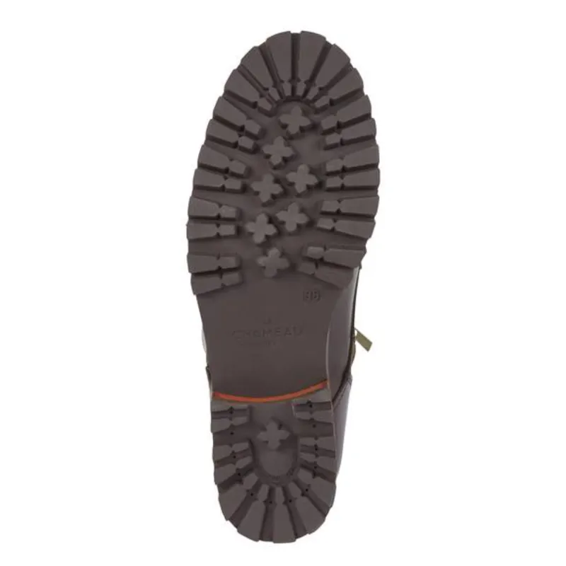 Le Chameau La Parisienne Lace Country Boot - Marron Foncé-3