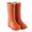 Le Chameau Children's Petite Aventure Jersey Lined Boot - Orange Foncé