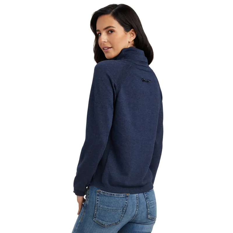 Ariat Women's Lexi Sweater - Heather Navy-1