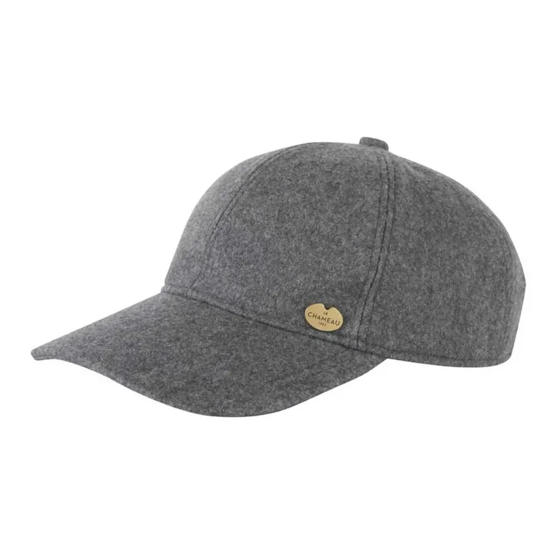 Le Chameau Melton Wool Cap - Gris