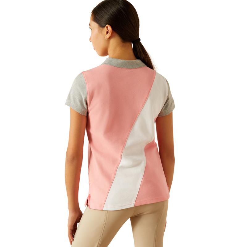 Ariat Youth Taryn Polo - Flamingo Pink-1