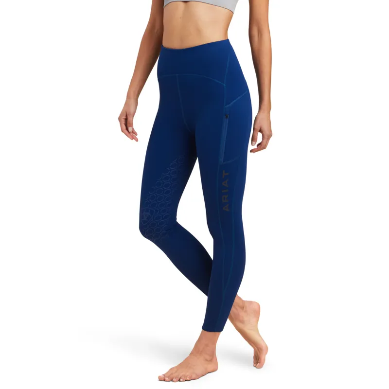 Ariat Women's Venture Thermal Half Grip Tights - Estate Blue