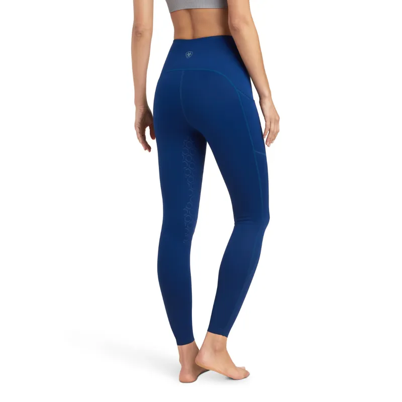 Ariat Women's Venture Thermal Half Grip Tights - Estate Blue-1