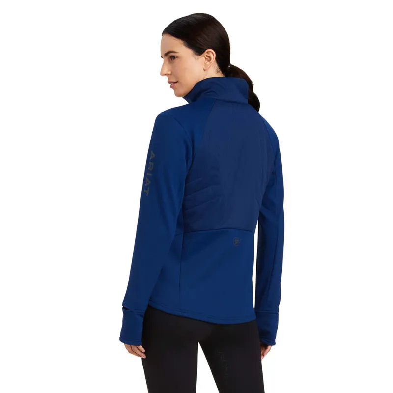 Ariat Women's Venture 1/2 Zip Sweatshirt - Estate Blue-1
