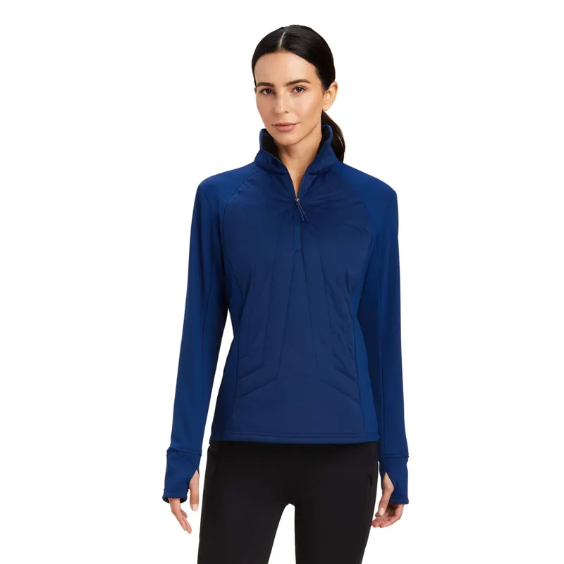 Ariat Women's Venture 1/2 Zip Sweatshirt - Estate Blue