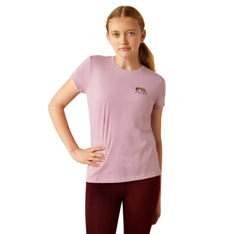 Ariat Youth Meadow Pony T-Shirt - Lavender Mist