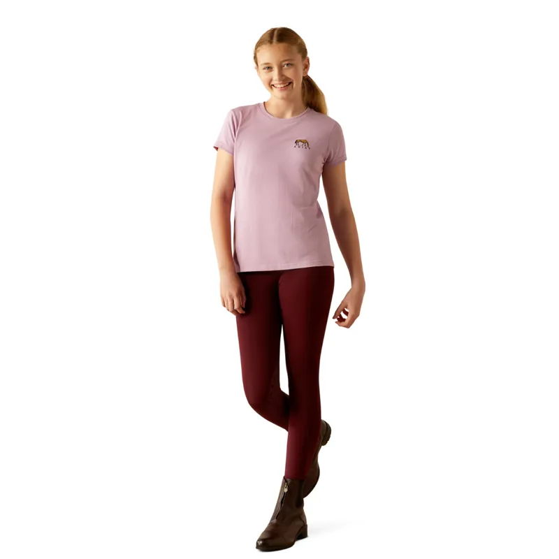 Ariat Youth Meadow Pony T-Shirt - Lavender Mist-4