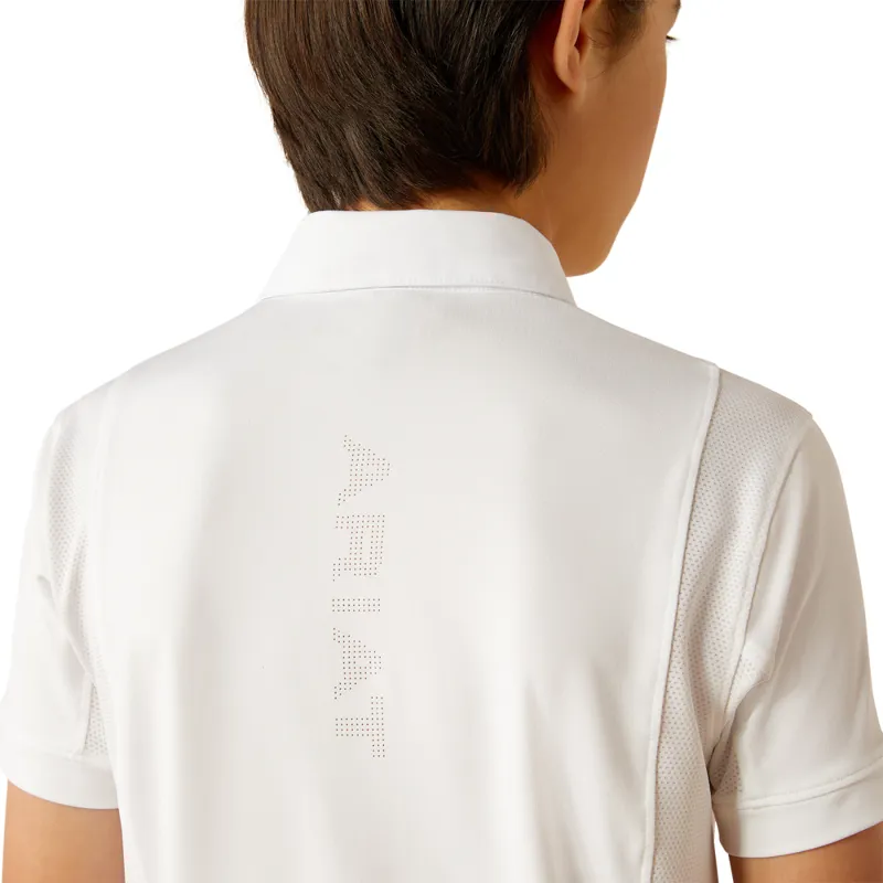 Ariat TEK Youth Show Shirt - White-3